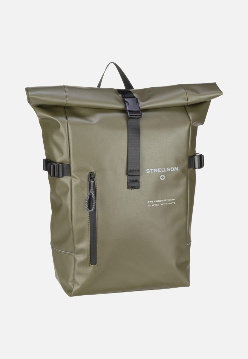 Strellson - Stockwell 2.0 Eddie MVF Khaki - Rolltop Rucksack , 18.3 l