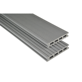 Terrassendielen 'Exklusiv' grau 2500 x 145 x 26 mm