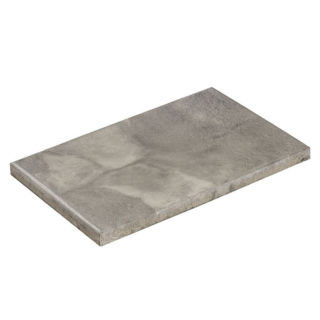 Terrassenplatte 'T-Court Noble' Beton schwarz-weiß 60 x 40 x 4 cm