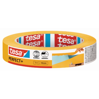 tesa Malerband 'Perfect+' gelb 19 mm x 50 m