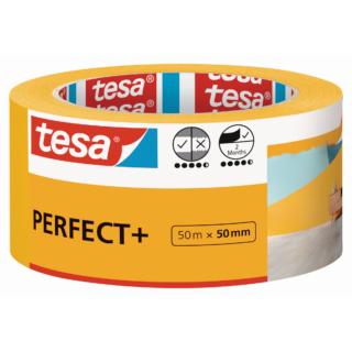 tesa Malerband 'Perfect+' gelb 50 mm x 50 m