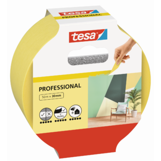 tesa Malerband 'Professional' gelb 30 mm x 50 m