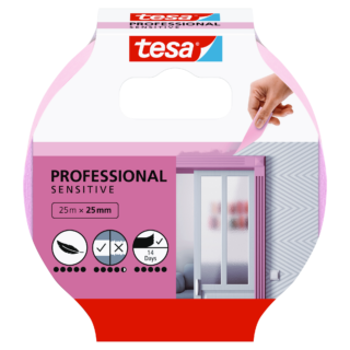 tesa Tesa Malerband "Tapeten" 25 m rosa