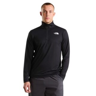 The North Face 24/7 1/4 Zip LS Tee Gr. L Schwarz Herren