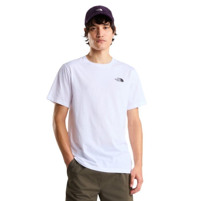 The North Face Evolution Box NSE Reg SS Tee Gr. L Weiß Herren