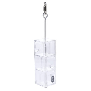TIAKI Intelligenzspielzeug 3 Schubladen für Vögel - L 5,5 x B 7 x H 29,5 cm