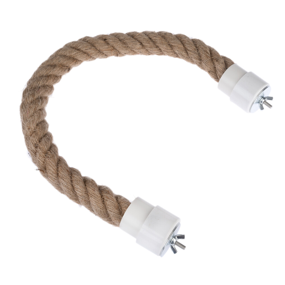 TIAKI Jute Sitzstange natur - Größe L (extra lang): Ø 3,2 x L 91 cm