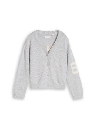 TOM TAILOR Strickjacke mit V-Ausschnitt und Knopfleiste