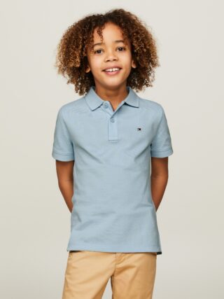 Tommy Hilfiger Poloshirt "FLAG POLO S/S" mit Logostickerei