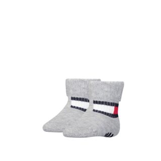 Tommy Hilfiger Socken "TH BABY SOCK FLAG SOCK" 2 Paar, mit Antirutsch-Noppen an der Fußsohle
