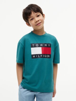 Tommy Hilfiger T-Shirt "HERITAGE" Regular Fit, Kinder bis 16 Jahre, Logo-Print