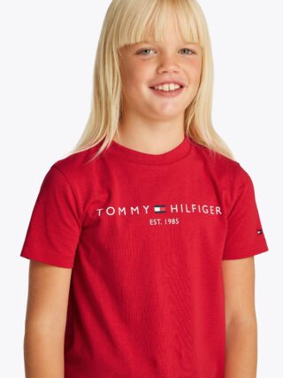 Tommy Hilfiger T-Shirt "U ESSENTIAL TEE S/S" mit Logo-Schriftzug