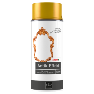 toom Antik-Effekt-Sprühlack gold glänzend 400 ml