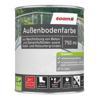 toom Außenbodenfarbe Blaugrau 0,75 l