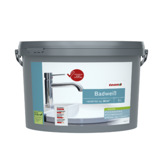 toom Badweiß seidenmatt 5 l