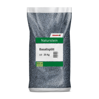toom Basaltsplitt schwarz 1/3 mm 25 kg