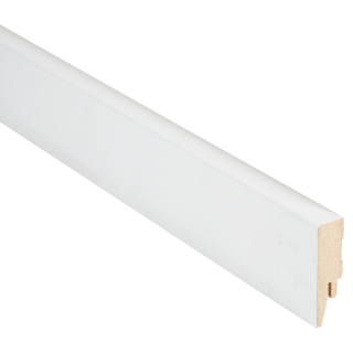 toom Clip-Sockelleiste gerade Uni weiß 2400 x 58 x 16 mm