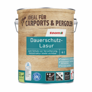 toom Dauerschutzlasur kieferfarben 4 l