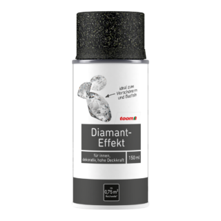 toom Diamant-Effekt-Sprühlack gold glänzend 150 ml