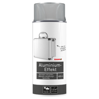 toom Effekt-Sprühlack aluminiumfarben glänzend 400 ml