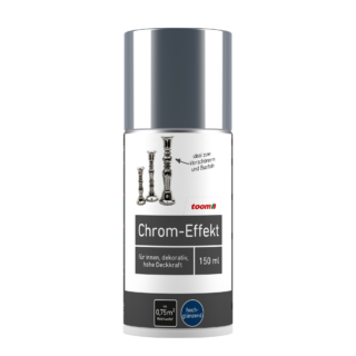 toom Effekt-Sprühlack chromfarben glänzend 150 ml