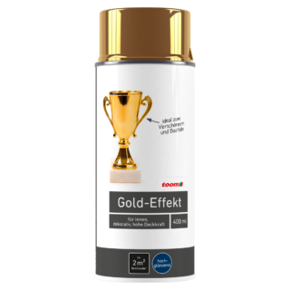 toom Effekt-Sprühlack gold glänzend 400 ml