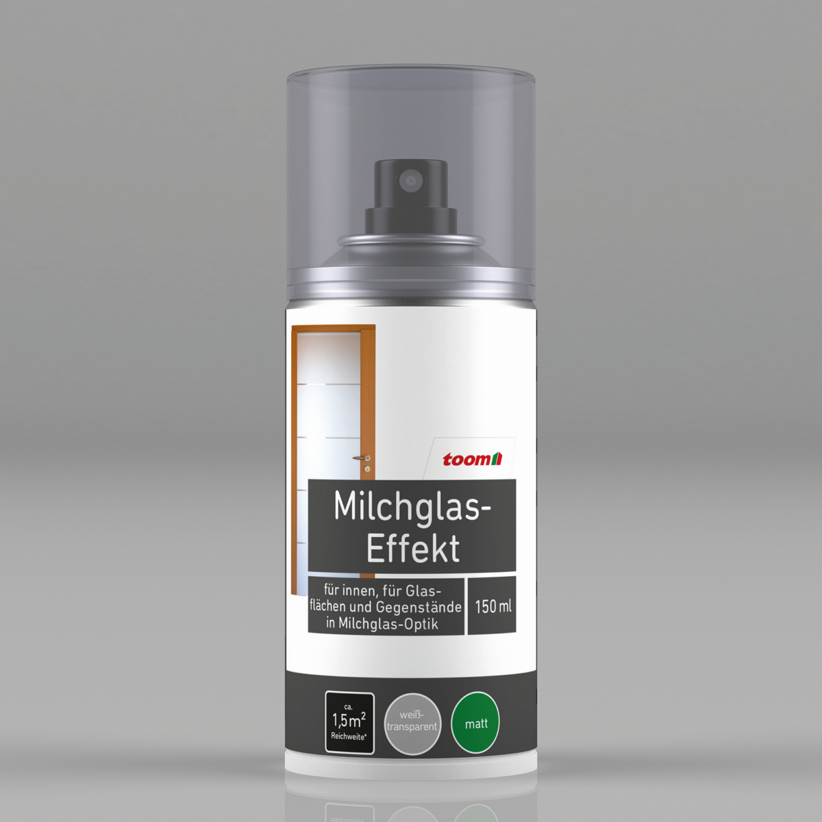 toom Effekt-Sprühlack milchglasfarben matt 150 ml