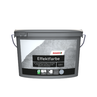 toom Effektfarbe mittelgrau 2,5 l