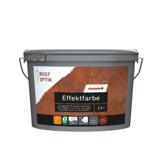 toom Effektfarbe rostfarben 2,5 l