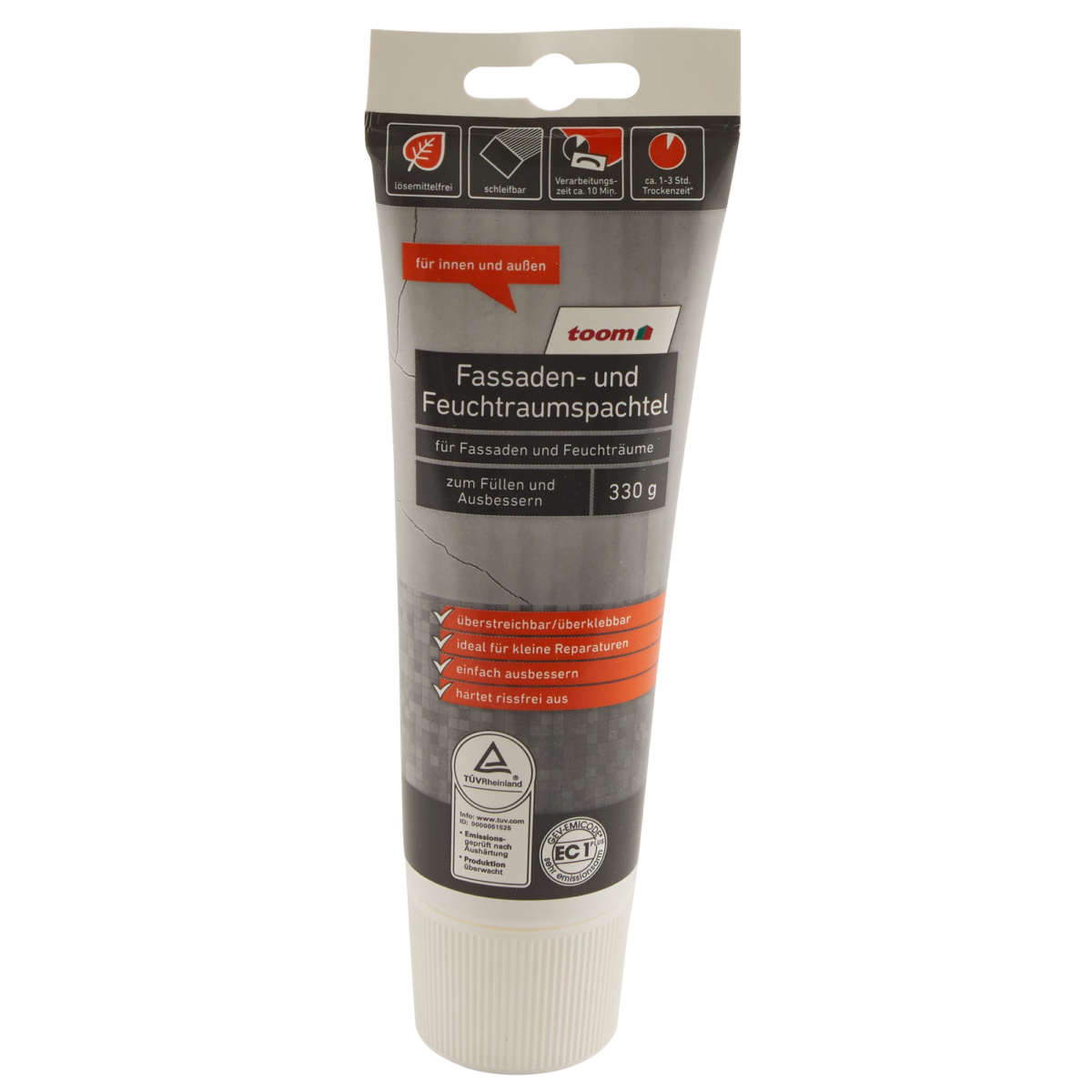 toom Fassaden- und Feuchtraumspachtel 0,33 kg