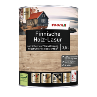 toom Finnische Lasur palisanderfarben 2,5 l