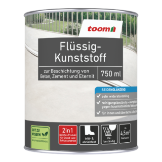 toom Flüssigkunststoff kieselgrau 750 ml