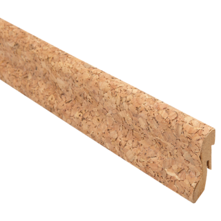 toom Fußleiste 240 x 4 x 2 cm Kork Creme furniert