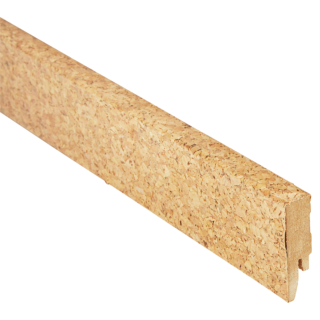 toom Fußleiste 240 x 5,8 x 1,6 cm Kork Creme furniert