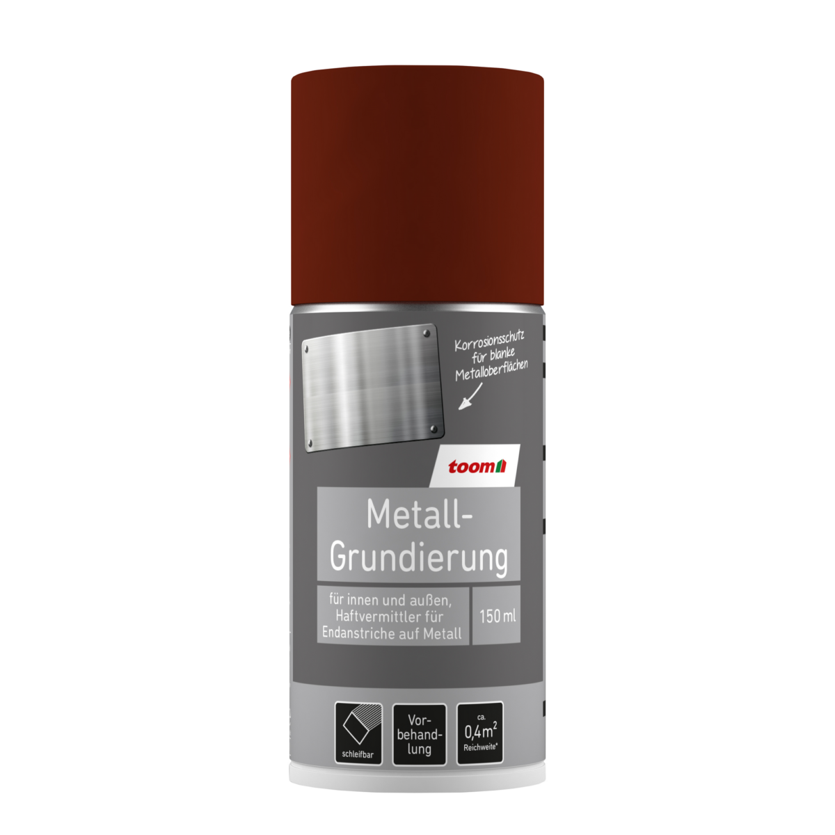 toom Grundierung rotbraun seidenmatt 150 ml