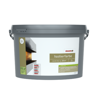 toom Isolierfarbe weiß seidenmatt 5 l