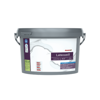 toom Latexweiß seidenglänzend 2,5 l