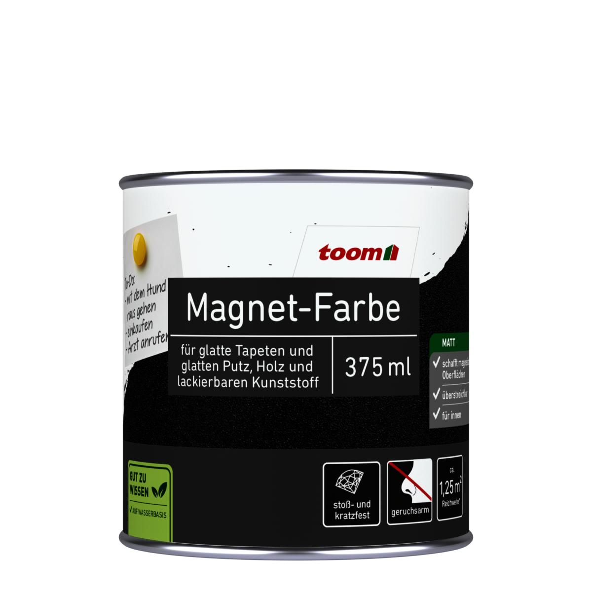 toom Magnet-Lack grau matt 375 ml