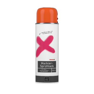 toom Markier-Sprühlack leuchtrot seidenmatt 500 ml
