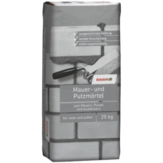 toom Mauer- und Putzmörtel 25 kg