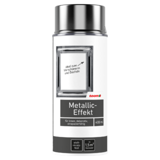 toom Metallic-Effekt-Sprühlack silberfarben glänzend 400 ml