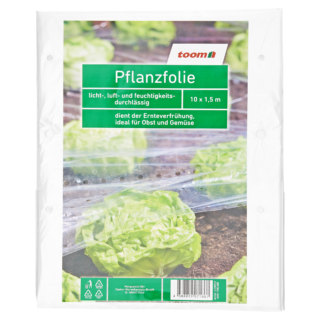 toom Pflanzfolie 0,02 mm transparent 150 x 1000 cm