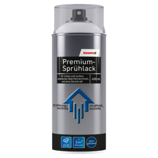 toom Premium-Sprühlack reinweiß glänzend 400 ml