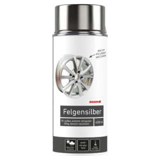 toom Spezial-Sprühlack silberfarben glänzend 400 ml