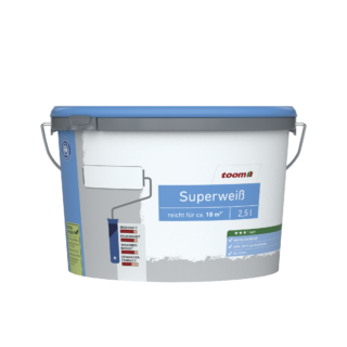 toom Superweiß matt 2,5 l