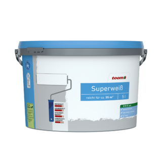 toom Superweiß matt 5 l
