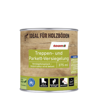 toom Treppen- und Parkett-Versiegelung transparent 375 ml