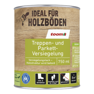 toom Treppen- und Parkett-Versiegelung transparent 750 ml