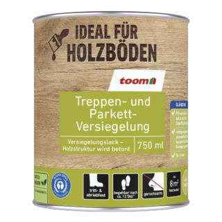 toom Treppen- und Parkett-Versiegelung transparent 750 ml