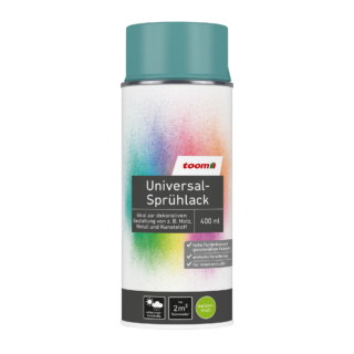 toom Universal-Sprühlack 'Aquamarine' türkis seidenmatt 400 ml